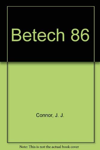 Betech 86 (9780931215308) by Connor, J. J.; Brebbia, C. A.