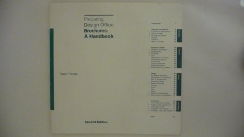 Stock image for Preparing Design Office Brochures: a Handbook Second Edition for sale by Book Grove, RMABA