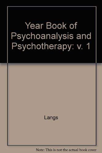 Beispielbild fr Yearbook of Psychoanalysis and Psychotherapy, 1985 zum Verkauf von Redux Books
