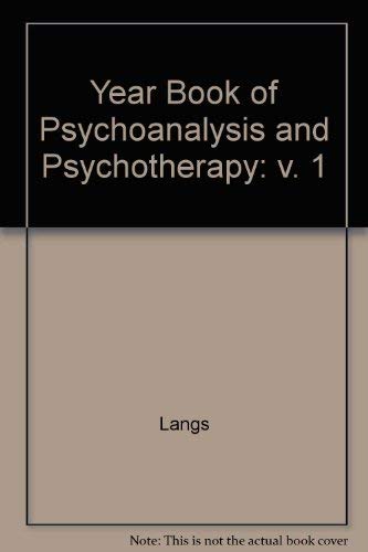 9780931231049: Yearbook of Psychoanalysis and Psychotherapy, 1985