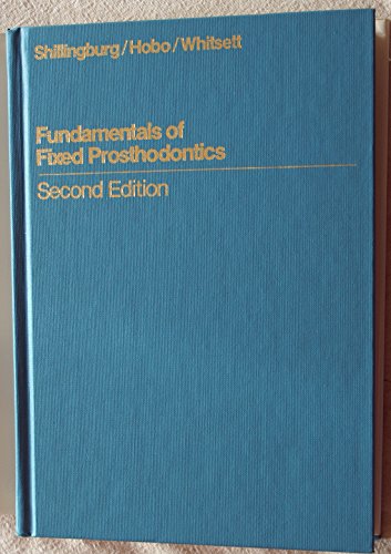 Imagen de archivo de Fundamentals of Fixed Prosthodontics a la venta por SecondSale