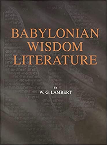 9780931464942: Babylonian Wisdom Literature