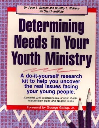 Determining Needs in Your Youth Ministry (9780931529566) by Peter L. Benson; Dorothy L. Williams