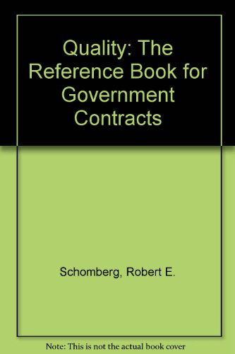 QUALITY: THE REFERENCE BOOK FOR GOVERNMENT CONTRACTS