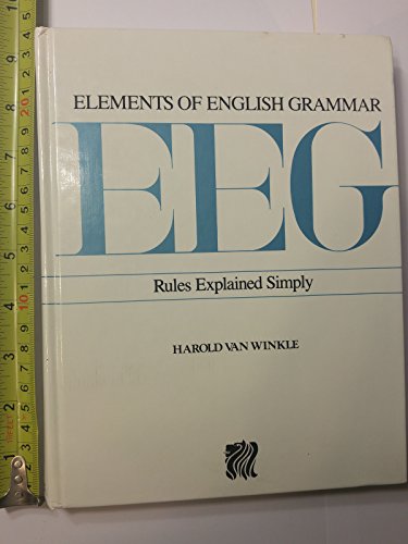 Beispielbild fr Elements of English Grammar: Rules Explained Simply zum Verkauf von HPB-Red