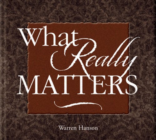 Imagen de archivo de What Really Matters a la venta por BooksRun