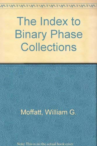 Beispielbild fr The Index to Binary Phase Collections zum Verkauf von Buchpark