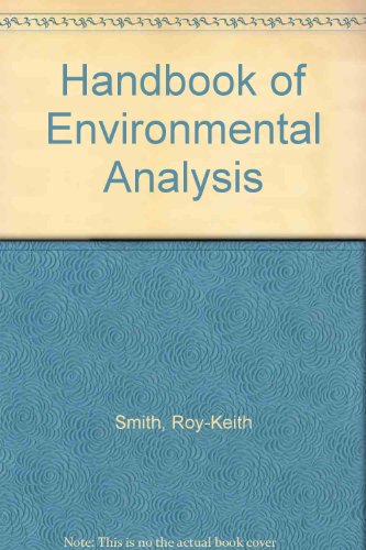 Stock image for Handbook of Environmental Analysis for sale by RiLaoghaire