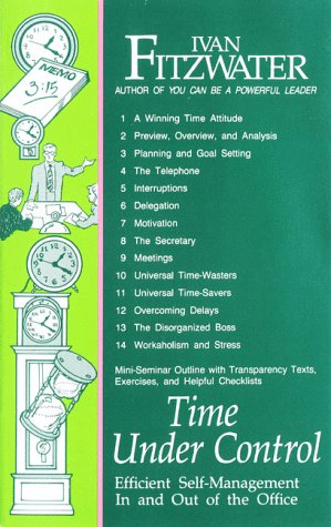Beispielbild fr Time Under Control zum Verkauf von HPB-Emerald