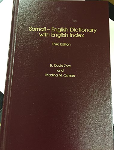 Somali-English Dictionary/With English Index (English and Somali Edition) (9780931745942) by Zorc, R. David; Osman, Madina M.; Luling, Virginia