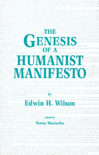 Stock image for The Genesis of a Humanist Manifesto for sale by Better World Books
