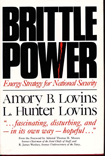 Stock image for Brittle Power for sale by Better World Books