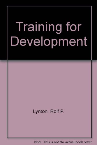 Stock image for Training for Development for sale by Wonder Book