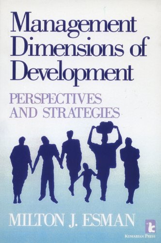 Imagen de archivo de Management Dimensions of Development: Perspectives and Strategies (Library of Management for Development) a la venta por WorldofBooks