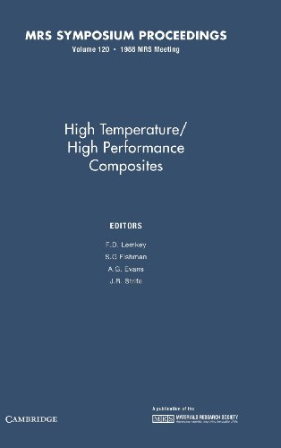 Imagen de archivo de High Temperature/High Performance Composites: Volume 120 (MRS Proceedings) a la venta por P.C. Schmidt, Bookseller