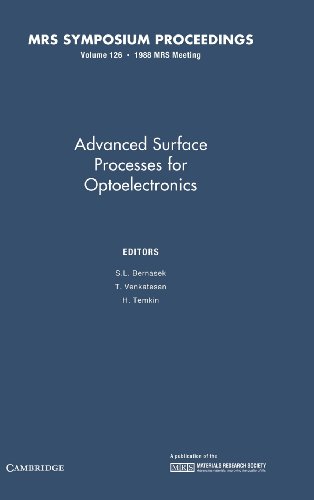 9780931837968: Advanced Surface Processes for Optoelectronics: Volume 126