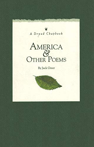 Imagen de archivo de America & Other Poems a la venta por Bookplate