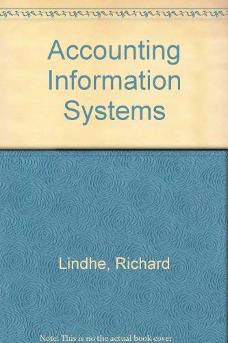 Imagen de archivo de Accounting Information Systems a la venta por Wonder Book