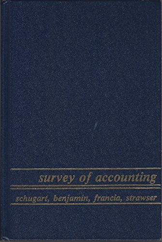 Beispielbild fr Survey of Accounting zum Verkauf von Wonder Book