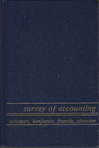 Imagen de archivo de Survey of Accounting a la venta por Wonder Book