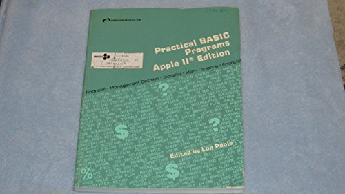 9780931988660: Practical Basic Programs : Apple II Edition
