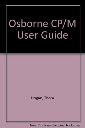 Stock image for Osborne CP/M User Guide for sale by Wonder Book