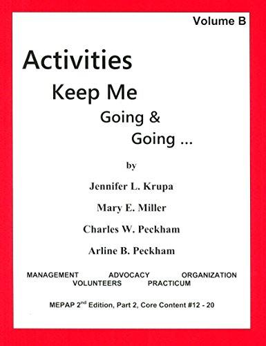 Beispielbild fr Activities Keep Me Going and Going, Volume B zum Verkauf von Textbooks_Source