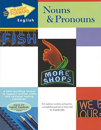 Beispielbild fr Nouns & Pronouns (Straight Forward English Series) zum Verkauf von Wonder Book
