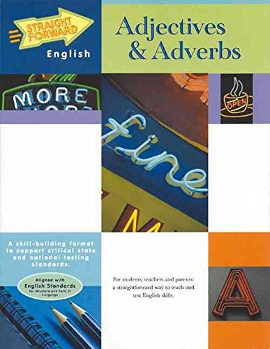 Stock image for Adjectives & Adverbs (Straight Forward English Series) for sale by SecondSale