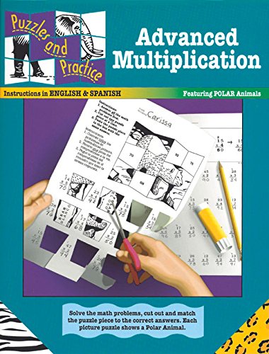 Stock image for Advanced Multiplication (Puzzles & Practice Series) (English and Spanish Edition) for sale by SecondSale