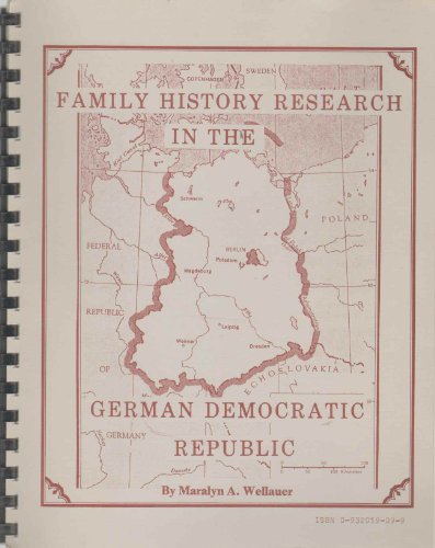 9780932019097: Family History Research in the German Democratic Republic