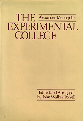 Imagen de archivo de The Experimental College a la venta por Better World Books