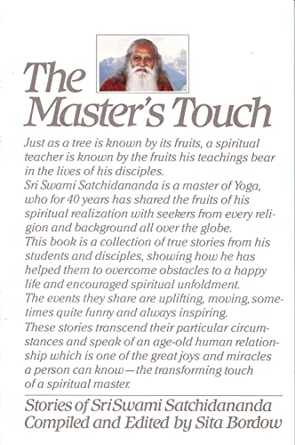 Stock image for The Master's Touch: Stories by Disciples of Sri Swami Satchidananda for sale by Revaluation Books