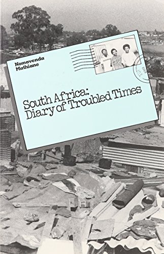 9780932088376: South Africa: Diary of Troubled Times (Focus on Issues)