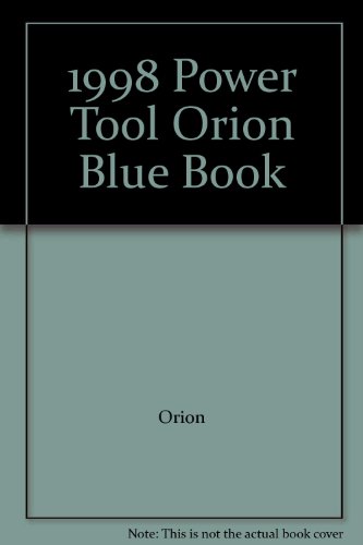 Stock image for 1998 Power Tool Orion Blue Book for sale by Rob the Book Man