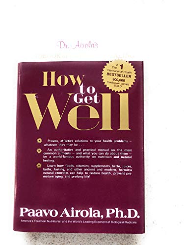 Stock image for How to Get Well for sale by ThriftBooks-Dallas