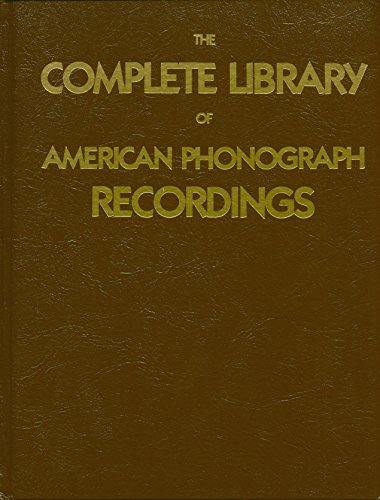 Complete Library of American Phonograph Recordings - 1959