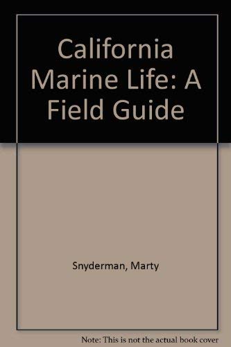 Beispielbild fr California Marine Life: A Field Guide zum Verkauf von Wonder Book