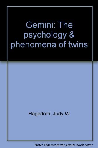 9780932254078: Gemini: The psychology & phenomena of twins