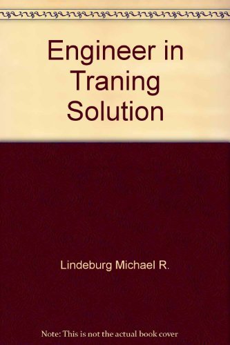 9780932276490: Solutions manual for the Engineer-in-training review manual: With sample examination