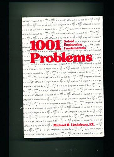 Stock image for 1001 Solved Engineering Fundamentals Problems (Engineering Reference Manual) for sale by Front Cover Books