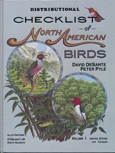 Imagen de archivo de Distributional Checklist of North American Birds/Vol. 1 a la venta por St Vincent de Paul of Lane County