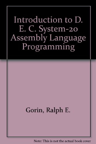 9780932376121: Introduction to D. E. C. System-20 Assembly Language Programming