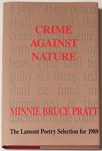 Stock image for Crime Against Nature for sale by Front Cover Books