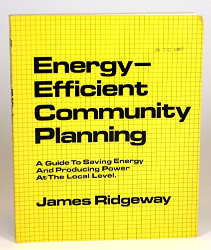 Imagen de archivo de Energy-Efficient Community Planning a la venta por Wonder Book