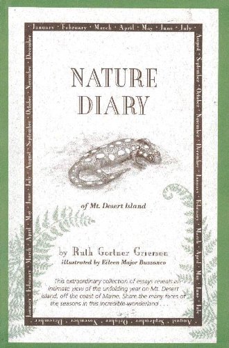 Beispielbild fr NATURE DIARY OF MT. DESERT ISLAND zum Verkauf von Gian Luigi Fine Books