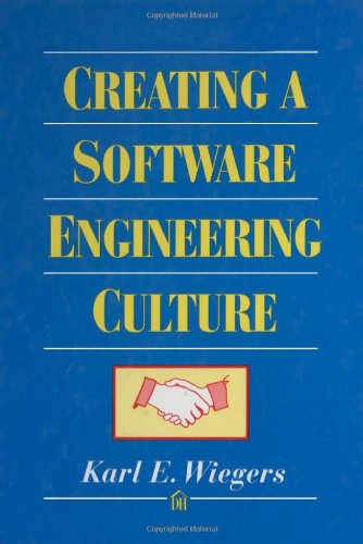 Beispielbild fr Creating a Software Engineering Culture zum Verkauf von Better World Books