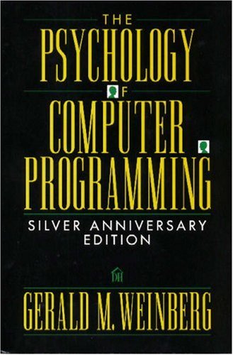 Beispielbild fr The Psychology of Computer Programming zum Verkauf von Better World Books