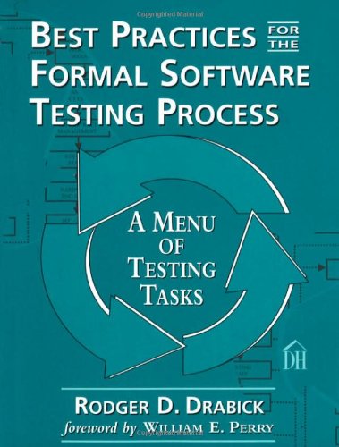 9780932633583: Best Practices for the Formal Software Testing Process: A Menu of Testing Tasks