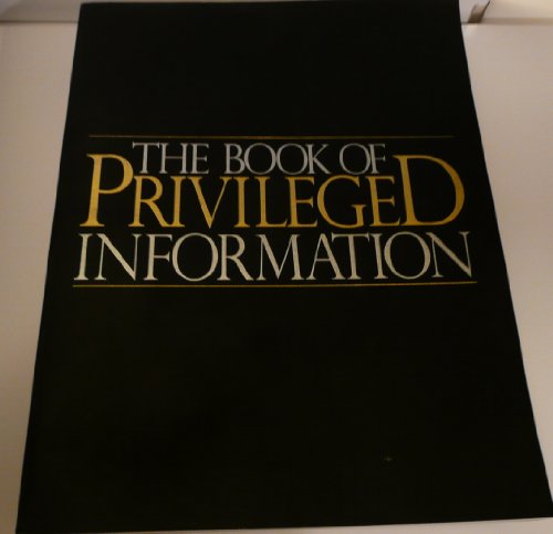 Stock image for The Book of privileged information: Prepared by Boardroom's editors and experts for sale by ThriftBooks-Atlanta